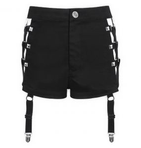 Short Sexy 'Talida' avec Jaretelles Noirs