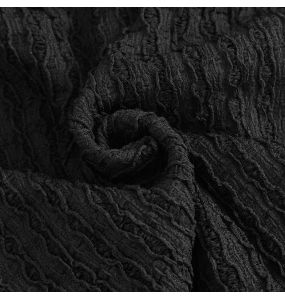 Black 'Talida' Short Sleeves Top