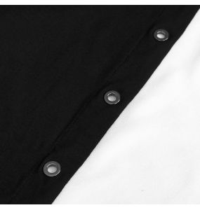 Mini Robe à Capuche 'Gelvira' Noire