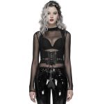 Black 'Toxica' Underbust Harness Belt