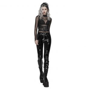 Black 'Toxica' Underbust Harness Belt