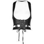 Black 'Toxica' Underbust Harness Belt