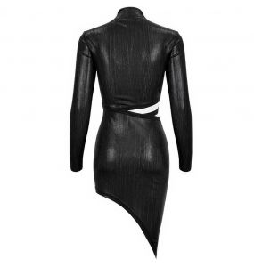 Robe Asymétrique 'Geloyra' Noire