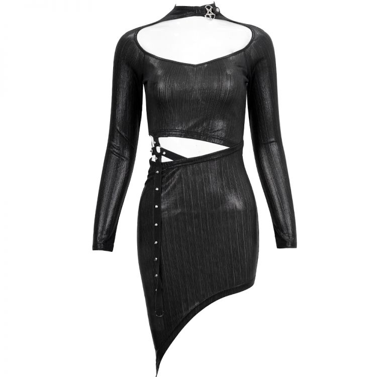 Robe Asymétrique 'Geloyra' Noire
