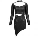 Robe Asymétrique 'Geloyra' Noire