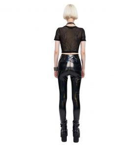 Black 'Geloyra' Short Sleeves Top