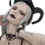 Black and Red 'Wine Darkness' Choker