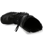 Black Itali and Nomada Leather New Rock Metallic High Boots