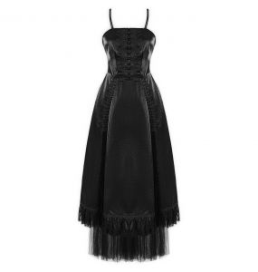Black 'Narcissa' Gothic Dress
