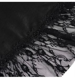 Robe Gothique 'Narcissa' Noire