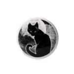 Bouchon de Bouteille 'Black Cat' en Céramique