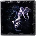 Sous-Verre 'Chemical Wedding' en Céramique