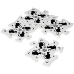 Sous-Verre Puzzle 'Black Cats' en Céramique