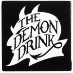 Sous-Verre 'The Demon Drink' en Céramique