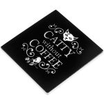 Sous-Verre 'Catty Without Coffee' en Céramique