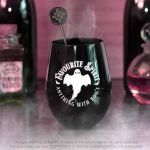 Black 'Favourite Spirit' Glass