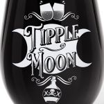 Black 'Tipple Moon' Glass