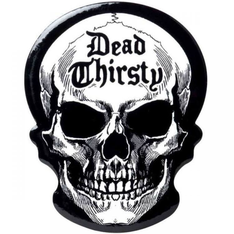 Sous-Verre 'Dead Thirsty Skull' en Céramique