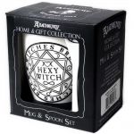 Ensemble Mug et Cuillère 'Hexy Witch' en Porcelaine