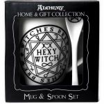 Ensemble Mug et Cuillère 'Hexy Witch' en Porcelaine