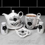 Ensemble Mug et Cuilère 'Purrfect Brew' en Porcelaine