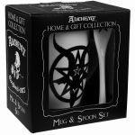 Ensemble Mug et Cuillère 'Baphomet' en Porcelaine