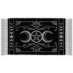 Black 'Triple Moon' Rug