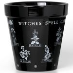 Cache Pot 'Witches Spell Garden' Noir
