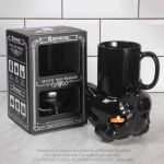 Chauffe-Tasse 'Chat' en Céramique Noire