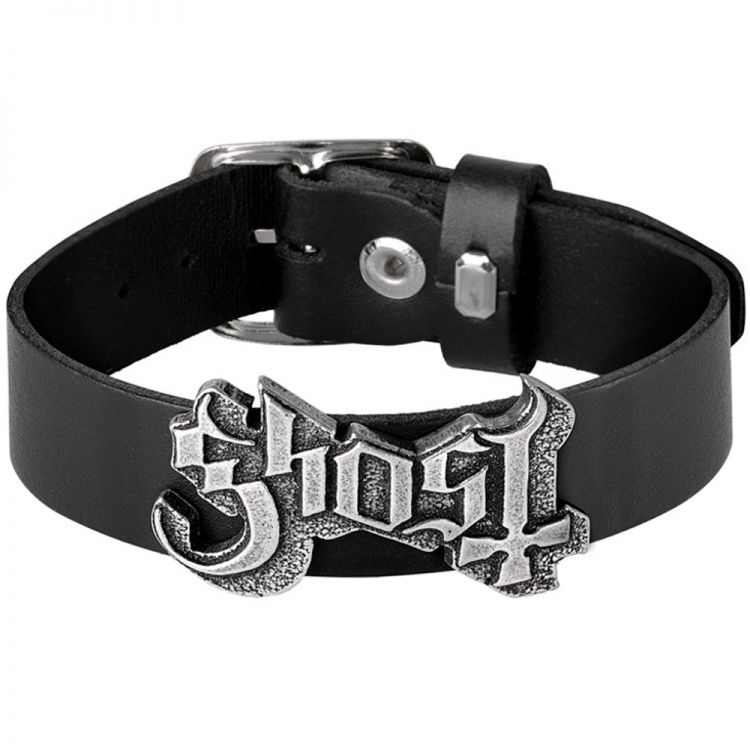 Black Ghost Leather Wrist Strap