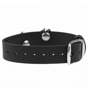 Black Ghost Leather Wrist Strap
