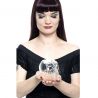 Skull Glas Candle Holder