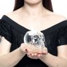 Skull Glas Candle Holder