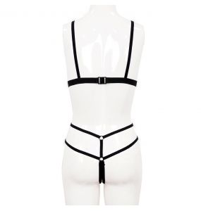 Black 'Emelia' Lingerie Set