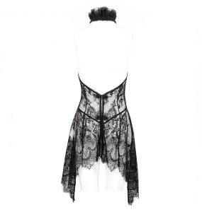 Nuisette et String Sexy 'Melisenda' en Dentelle Noire