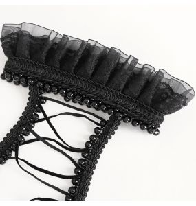 Nuisette et String Sexy 'Melisenda' en Dentelle Noire