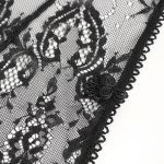 Nuisette et String Sexy 'Melisenda' en Dentelle Noire