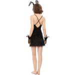 Nuisette 'Mira' en Velours Noir