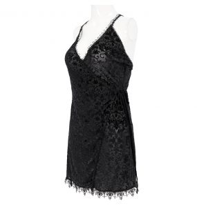 Nuisette 'Mira' en Velours Noir