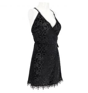 Nuisette 'Mira' en Velours Noir