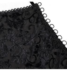 Nuisette 'Mira' en Velours Noir