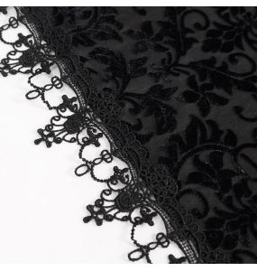 Nuisette 'Mira' en Velours Noir