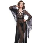 Nuisette et String Sexy 'Melusine' Noirs