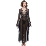Nuisette et String Sexy 'Melusine' Noirs