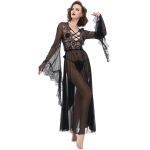 Nuisette et String Sexy 'Melusine' Noirs