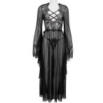Nuisette et String Sexy 'Melusine' Noirs