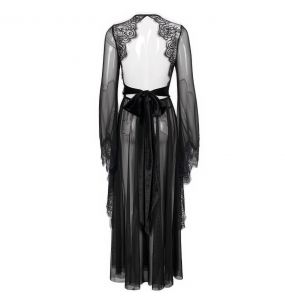 Nuisette et String Sexy 'Melusine' Noirs