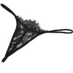 Nuisette et String Sexy 'Melusine' Noirs