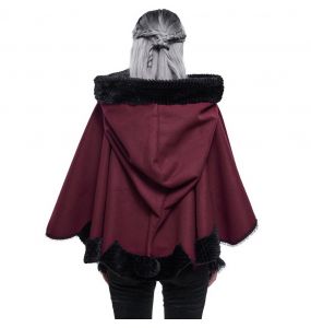 Cape 'Cassandra' Rouge et Noire
