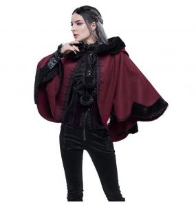 Cape 'Cassandra' Rouge et Noire